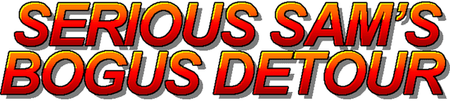 Логотип Serious Sam's Bogus Detour