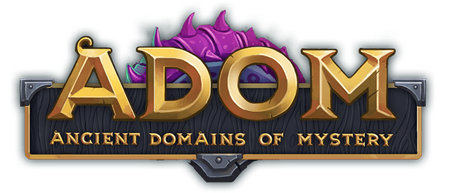 Логотип ADOM (Ancient Domains Of Mystery)