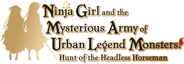 Логотип Ninja Girl and the Mysterious Army of Urban Legend Monsters! ~Hunt of the Headless Horseman~