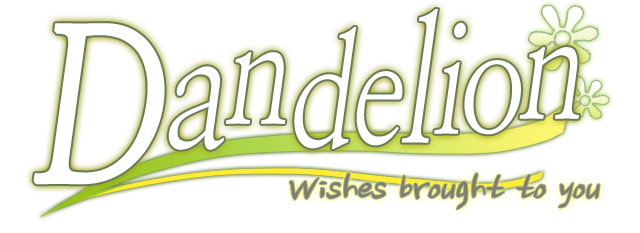 Логотип Dandelion - Wishes brought to you -
