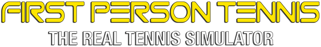 Логотип First Person Tennis - The Real Tennis Simulator