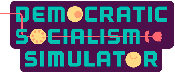 Логотип Democratic Socialism Simulator