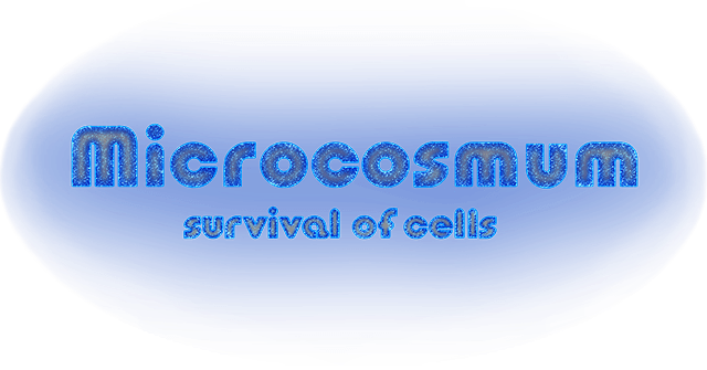 Логотип Microcosmum: survival of cells