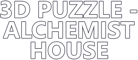Логотип 3D PUZZLE - Alchemist House