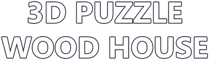 Логотип 3D PUZZLE - Wood House
