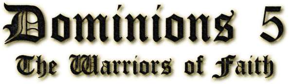 Логотип Dominions 5 - Warriors of the Faith