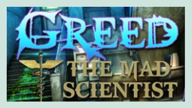 Логотип Greed: The Mad Scientist